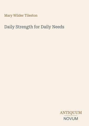 Daily Strength for Daily Needs