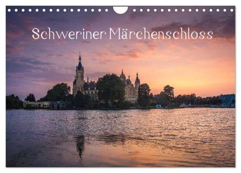 Schweriner Märchenschloss (Wandkalender 2027 DIN A4 quer), CALVENDO Monatskalender