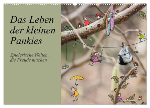 Das Leben der kleinen Pankies (Wandkalender 2026 DIN A2 quer), CALVENDO Monatskalender