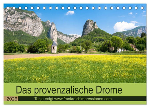 Provenzalisches Drome (Tischkalender 2026 DIN A5 quer), CALVENDO Monatskalender