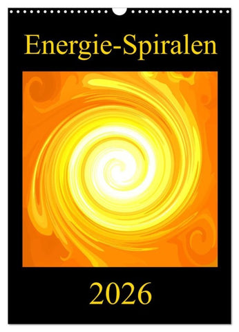 Energie-Spiralen 2026 (Wandkalender 2026 DIN A3 hoch), CALVENDO Monatskalender