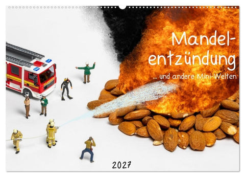 Mandelentzündung... und andere Mini-Welten (Wandkalender 2027 DIN A2 quer), CALVENDO Monatskalender