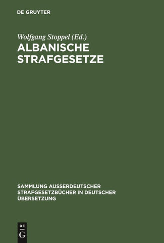 Albanische Strafgesetze