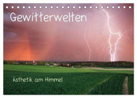 Gewitterwelten (Tischkalender 2027 DIN A5 quer), CALVENDO Monatskalender