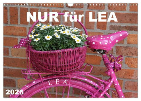 Nur für LEA (Wandkalender 2026 DIN A3 quer), CALVENDO Monatskalender