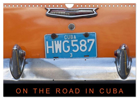 On the road in Cuba (Wandkalender 2026 DIN A4 quer), CALVENDO Monatskalender