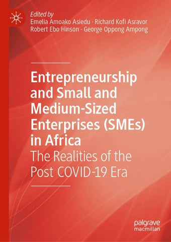Entrepreneurship and Small and Medium-Sized Enterprises (SMEs) in Africa