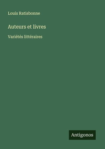 Auteurs et livres
