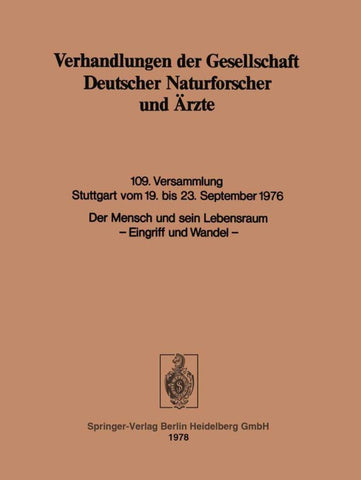 Der Mensch und sein Lebensraum