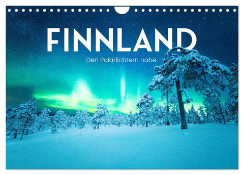 Finnland - Den Polarlichtern nahe. (Wandkalender 2027 DIN A4 quer), CALVENDO Monatskalender
