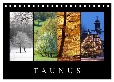 Taunus (Tischkalender 2027 DIN A5 quer), CALVENDO Monatskalender