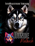 Malbuch Hunde „Fotorealistisch“.