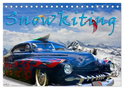 Snowkiting (Tischkalender 2027 DIN A5 quer), CALVENDO Monatskalender
