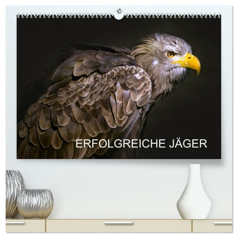 Erfolgreiche Jäger (hochwertiger Premium Wandkalender 2026 DIN A2 quer), Kunstdruck in Hochglanz