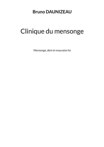 Clinique du mensonge