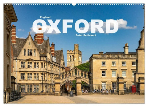 England - Oxford (Wandkalender 2027 DIN A2 quer), CALVENDO Monatskalender