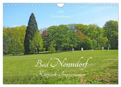 Bad Nenndorf, Kurpark-Impressionen (Wandkalender 2026 DIN A4 quer), CALVENDO Monatskalender
