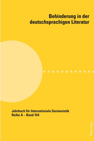 Behinderung in der deutschsprachigen Literatur