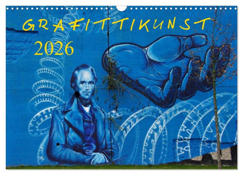 Grafittikunst (Wandkalender 2026 DIN A3 quer), CALVENDO Monatskalender