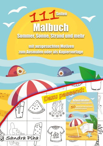 KitaFix Malbuch Sommer, Sonne, Strand und mehr