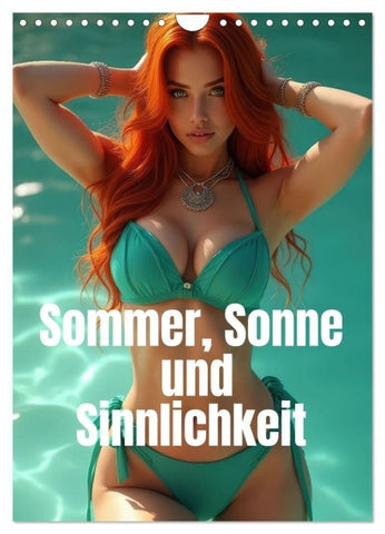 Sommer, Sonne und Sinnlichkeit (Wandkalender 2027 DIN A4 hoch), CALVENDO Monatskalender