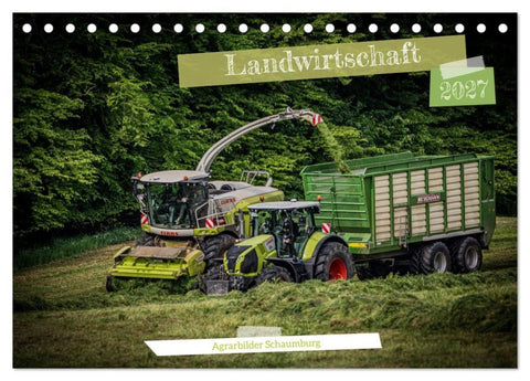 Landwirtschaft 2027 (Tischkalender 2027 DIN A5 quer), CALVENDO Monatskalender