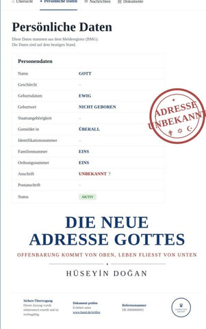 DIENEUEADRESSE GOTTES
