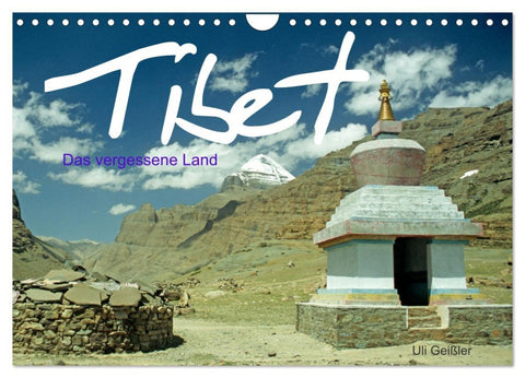 Tibet Das vergessene Land (Wandkalender 2026 DIN A4 quer), CALVENDO Monatskalender