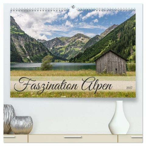 Faszination Alpen (hochwertiger Premium Wandkalender 2027 DIN A2 quer), Kunstdruck in Hochglanz