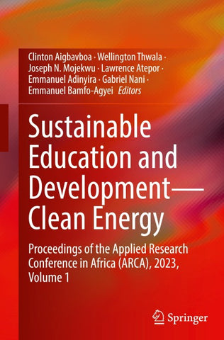 Sustainable Education and Development—Clean Energy