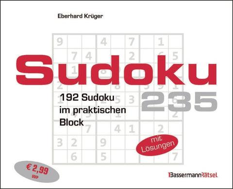 Sudokublock 235 (5 Exemplare à 2,99 €)