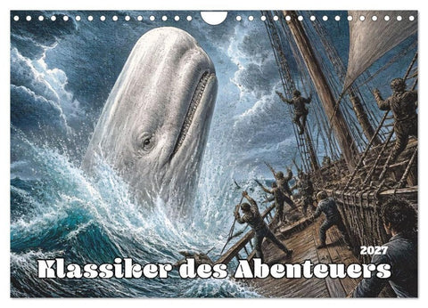 Klassiker des Abenteuers (Wandkalender 2027 DIN A4 quer), CALVENDO Monatskalender