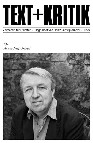 Hanns-Josef Ortheil