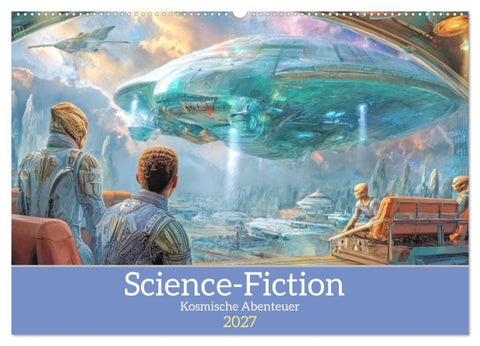 Science-Fiction - Kosmische Abenteuer (Wandkalender 2027 DIN A2 quer), CALVENDO Monatskalender