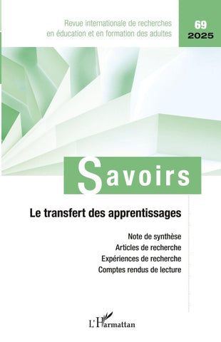 Le transfert des apprentissages