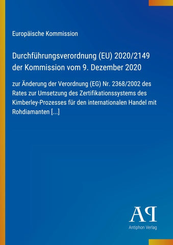 Durchführungsverordnung (EU) 2020/2149 der Kommission vom 9. Dezember 2020