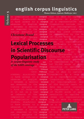 Lexical Processes in Scientific Discourse Popularisation