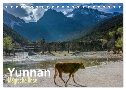 Yunnan - Magische Orte (Tischkalender 2027 DIN A5 quer), CALVENDO Monatskalender