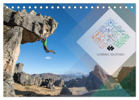 Climbing Solutions - Bergsport weltweit (Tischkalender 2027 DIN A5 quer), CALVENDO Monatskalender