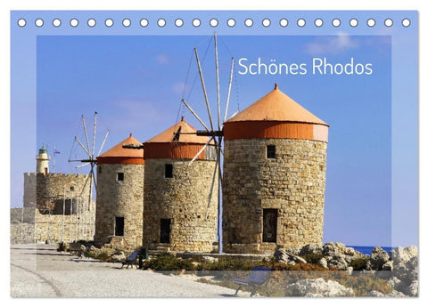 Schönes Rhodos (Tischkalender 2027 DIN A5 quer), CALVENDO Monatskalender
