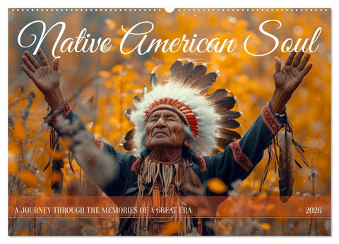 Native American Soul (Wall Calendar 2026 DIN A2 landscape), CALVENDO 12 Month Wall Calendar