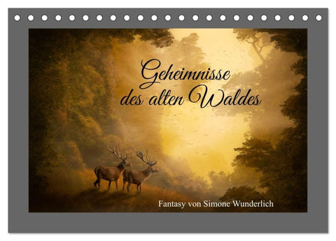 Geheimnisse des alten Waldes (Tischkalender 2027 DIN A5 quer), CALVENDO Monatskalender