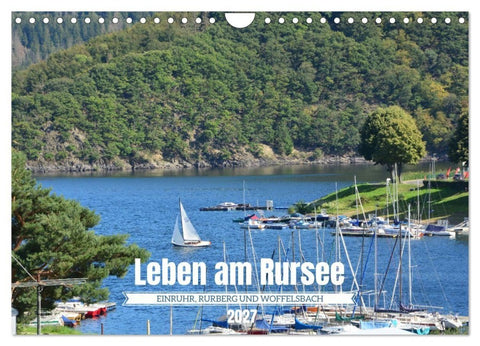 Leben am Rursee (Wandkalender 2027 DIN A4 quer), CALVENDO Monatskalender