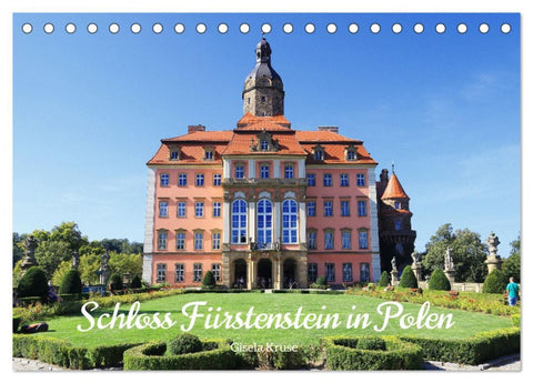 Schloss Fürstenstein in Polen (Tischkalender 2026 DIN A5 quer), CALVENDO Monatskalender