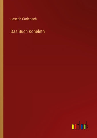 Das Buch Koheleth
