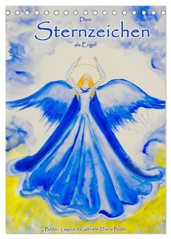 Dein Sternzeichen als Engel (Tischkalender 2027 DIN A5 hoch), CALVENDO Monatskalender