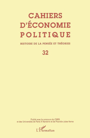 Cahiers d'économie politique n°32