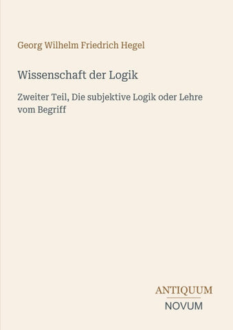 Wissenschaft der Logik