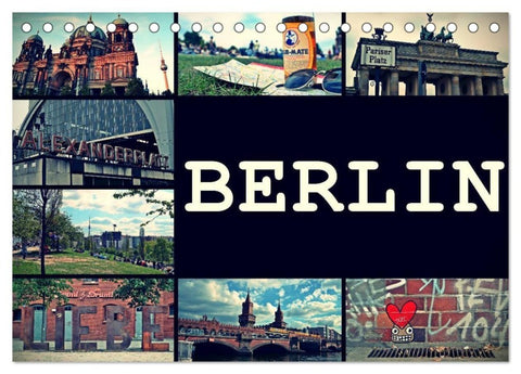 BERLIN horizontal (Tischkalender 2027 DIN A5 quer), CALVENDO Monatskalender