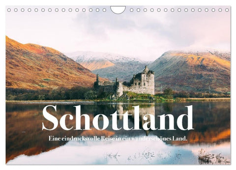 Schottland - Eine eindrucksvolle Reise in ein wunderschönes Land. (Wandkalender 2027 DIN A4 quer), CALVENDO Monatskalender